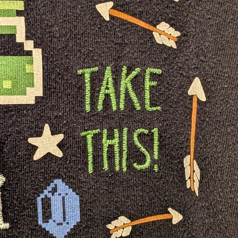 3/$30 Uniqlo x Legend of Zelda XS Nintendo Embroidered Design Competition Tee - Picture 4 of 7